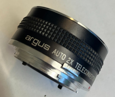 Rare ARGUS auto 2x teleconbverter M.C. for OM 