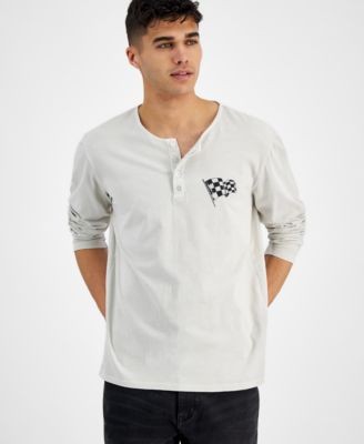 Heroes Motors Мужские Henley Off White 2XL БЕЛЫЙ Размер XXLRG S/S