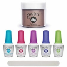 Gelish Professional Nail Dip Starter Kit with Chocolate Shimmer Color