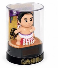 Sumo Wrestler Dancing Bobble Head Figurine by Santa from 2006. Working