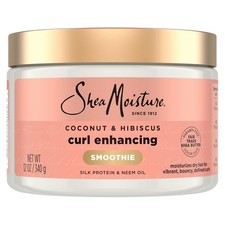 SheaMoisture Curl Enhancing Smoothie Cream - Coconut Hibiscus for Frizz Control