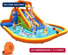 15.6x15FT Giant Water Slide for Big Kids 5-12, Inflatable Water Park w