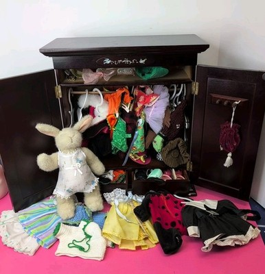 North American Bear Co. NABCO Vanderbear Hoppie Bunny Rabbit Wardrobe Lot Outfit