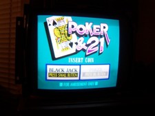 POKER AND 21! 8 LINER PCB CHERRY MASTER  WORK...