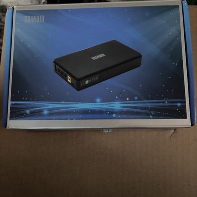 SHANQIU Mini UPS FX5-48 Pro 10000mAh 30W Gigabit POE Backup   New