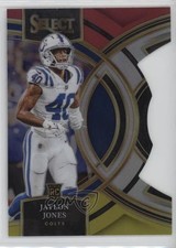 2023 Panini Select Premier Level Red & Yellow Prizm Die-Cut Jaylon Jones 0nr3