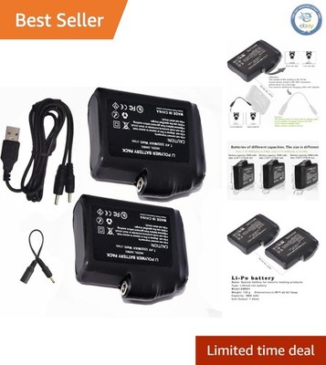 Rechargeable 7.4V Li-Polymer Battery for Heated Clothing - 5-7 Hours Use
