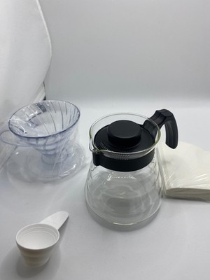 Hario V60 Coffee Dripper and Server Set 02 VCDS-02-B-EU neu OVP beschädigt