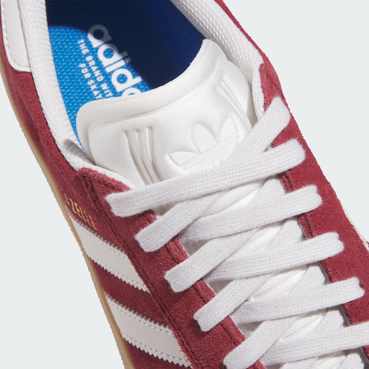 JR2000 adidas Originals Gazelle ADV Shadow Red Crystal White  display picture 2