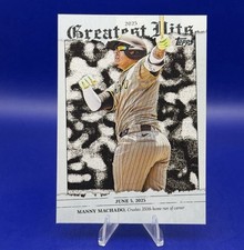 Manny Machado 2026 Topps Series 1 GH-13 Greatest Hits Insert San Diego Padres