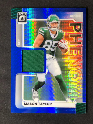 2025 Donruss Optic Mason Taylor Neon Blue (RAW)