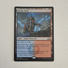 Wizards of the Coast Steam Vents 257/259 Guilds of Ravnica Regular Rare Land