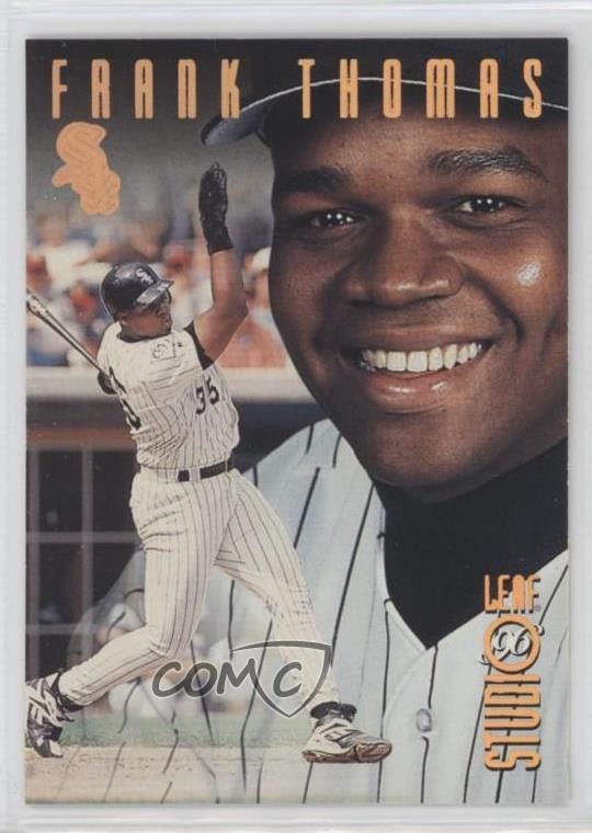 1996 Leaf Studio Bronze Press Proof /2000 Frank Thomas #93 HOF 10pr
