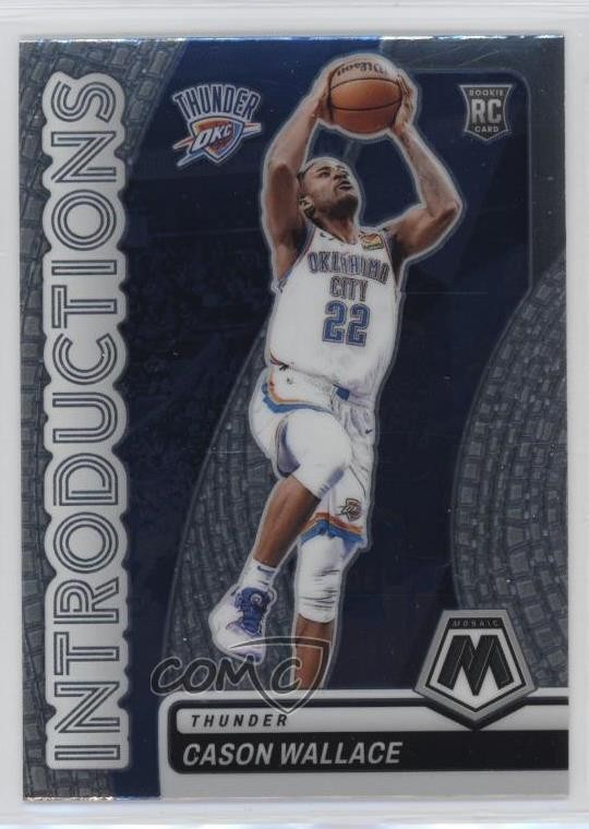 2023-24 Panini Mosaic Introductions Cason Wallace #9