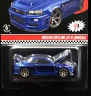 Hot Wheels Nissan Skyline GT-R BNR34 RLC Redline Club 2018 Car 00333/12500 Blue
