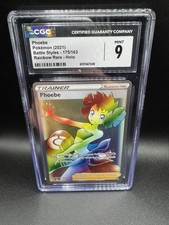 Phoebe (Secret) 175/163 Swsh05: Battle Styles Rainbow Trainer Graded CGC 9 on eBay