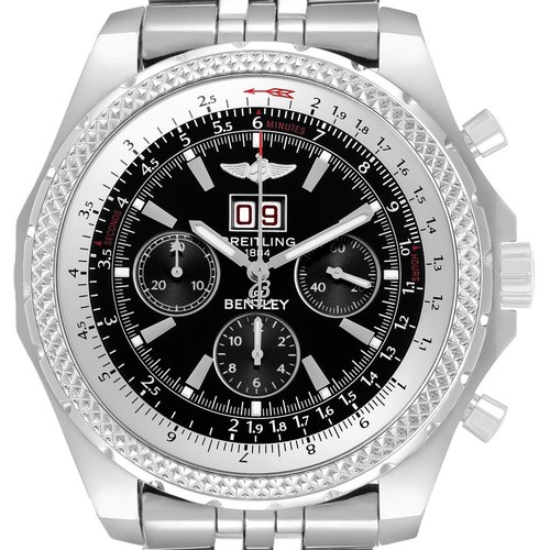 Breitling Bentley Motors Chronograph Steel Mens Watch A44362