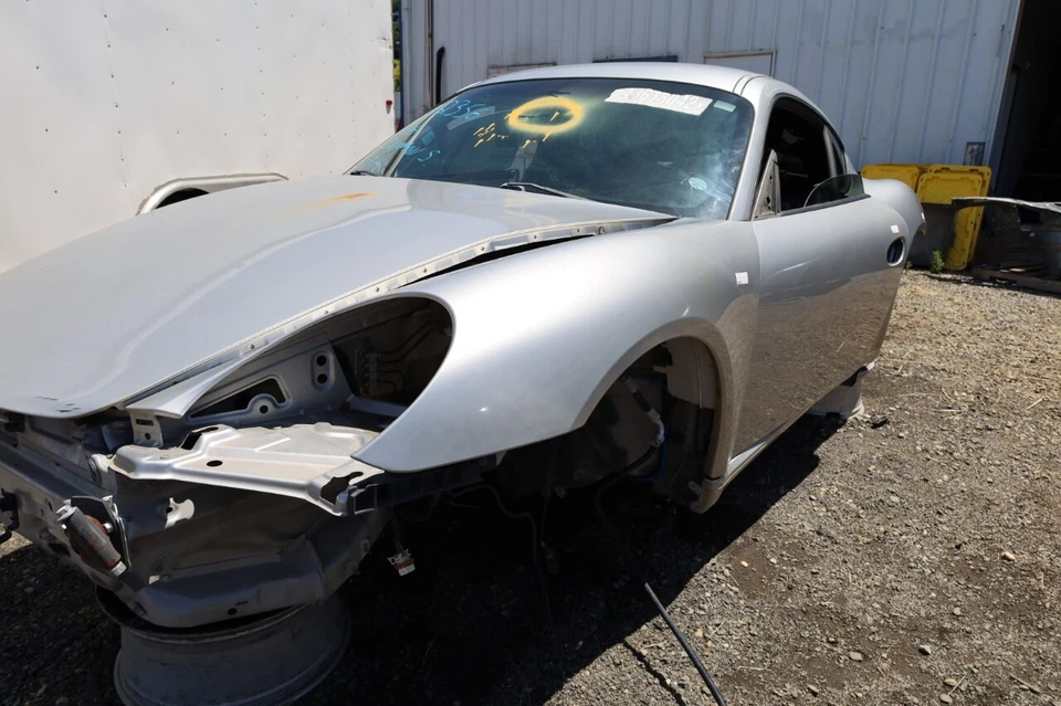 2005-2008 Porsche Boxster Cayman 987 Front Fender Left Grey OEM Used - Image 3 of 4