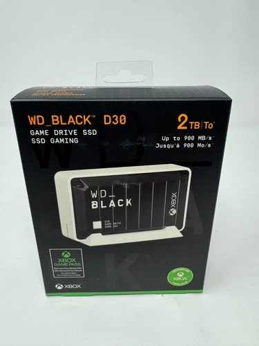 ✅New Sealed✅ WD_BLACK D30 Game Drive 2TB SSD for Xbox X|S WDBAMF0020BBW-WESN