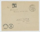 Mr Fancy Cancel STAMPLESS TO PRESIDENT FDR FROM GERMANY 1934 DUE 10 EX-ROOSEVELT