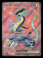 Pokemon TCG 2023 Scarlet & Violet Base Set Miraidon ex 227/198 Holo Ultra Rare
