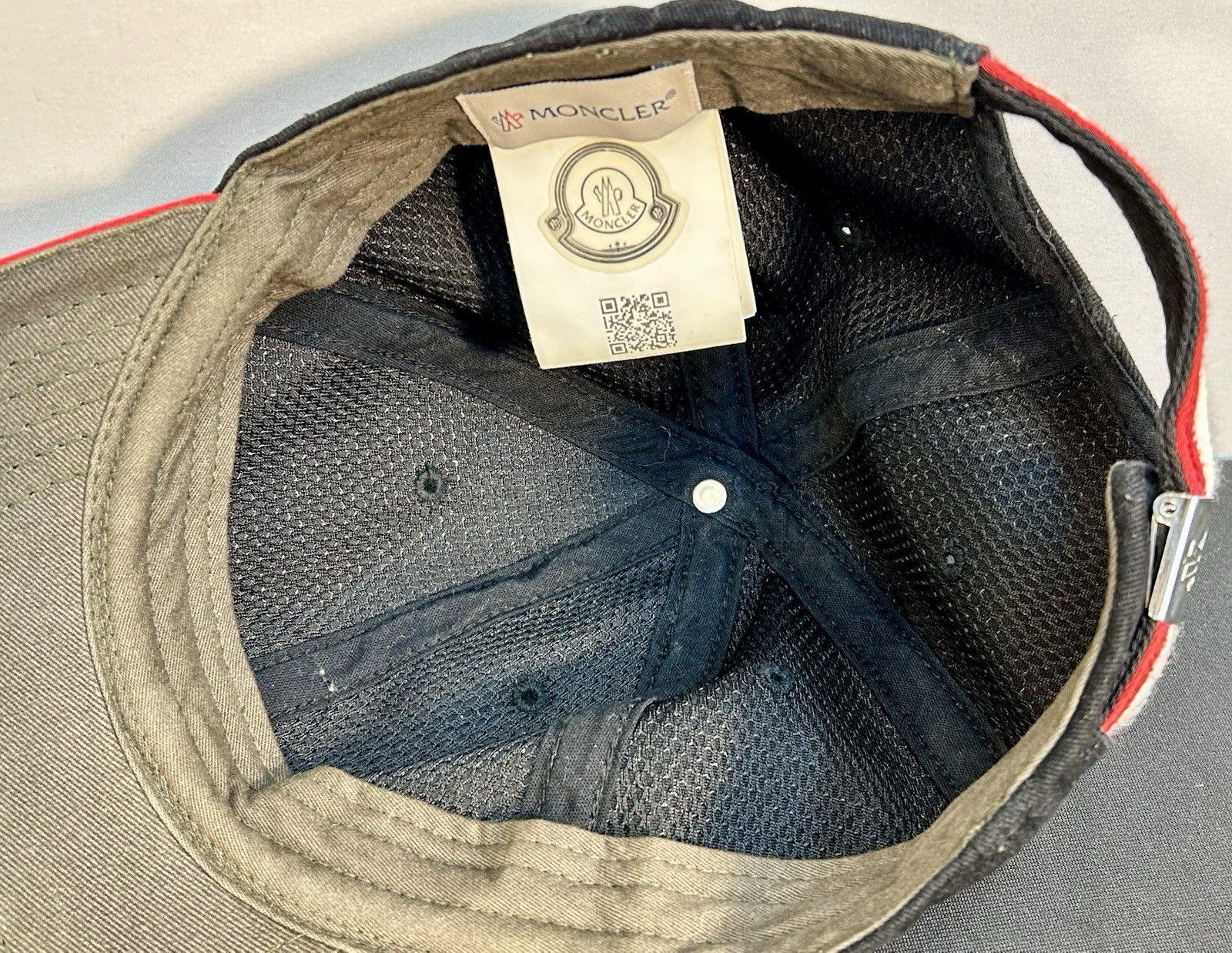 Authentic Moncler Berretto LOGO Patch Baseball Ca… - image 13