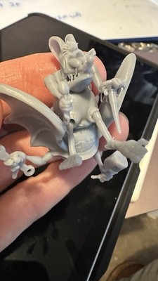 3-D Printed Rat Fink Figurine