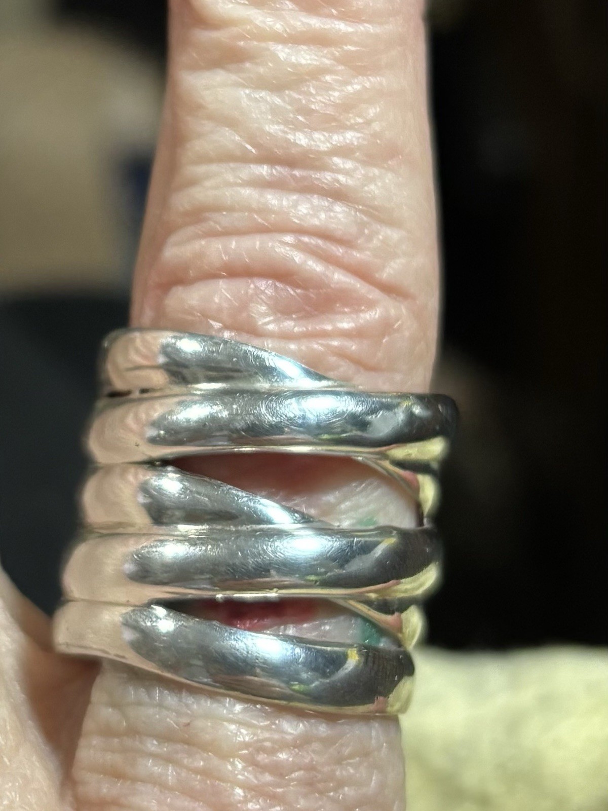 Statement Wrap Ring, Sterling Silver Ring for Wom… - image 3