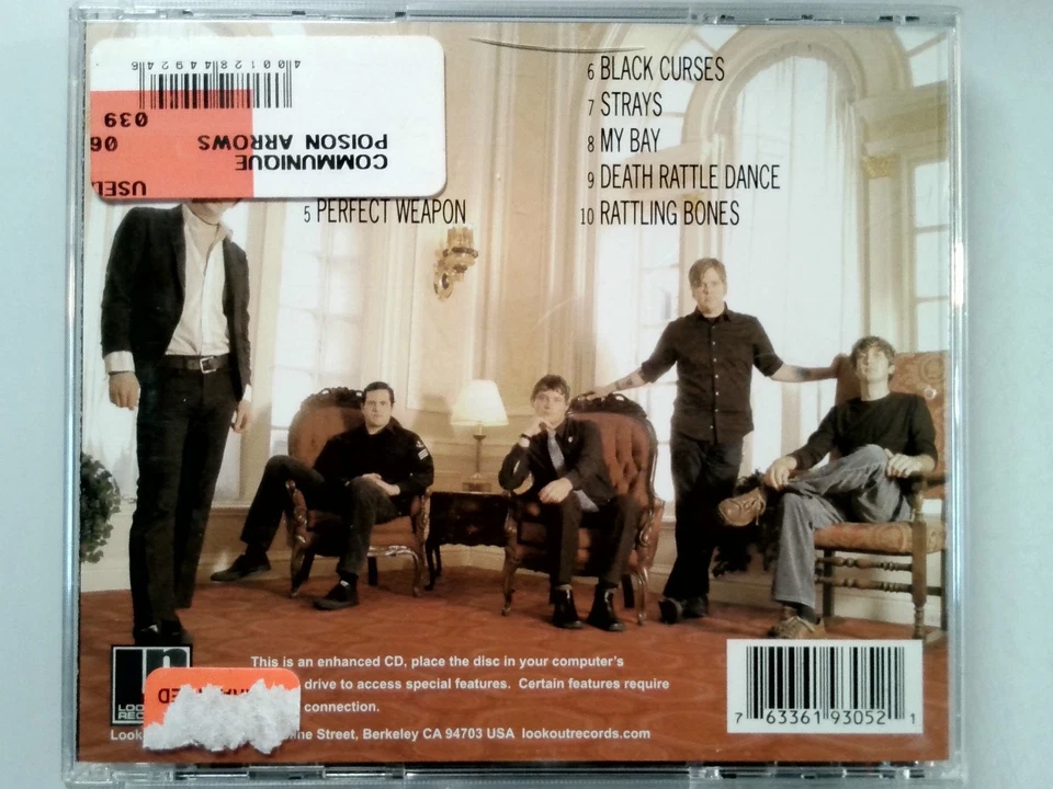 Poison Arrows - Communique CD 2007 Indie Rock Lookout! Records - Image 2 of 2