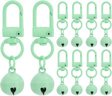 10 PCS Dog Bell, Cat Bell Small Pet Collar Bells Keychain Cute Bulk Loud Jingle