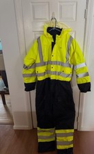 Portwest S485 Contrast Coverall, Reflective Strip, now Suit, XL, Waterproof NEW 