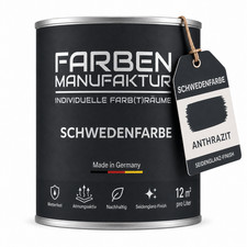 Schwedenfarbe & Holzfarbe Holzlack Holz Wetterschutzfarbe deckend RAL 0,5L-5L