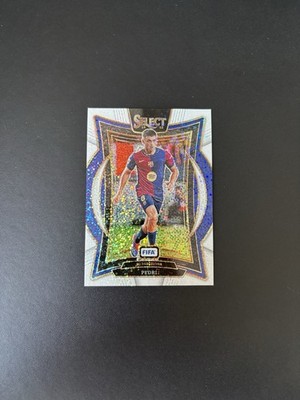 2024-25 Panini Select FIFA Soccer Pedri White Sparkle Terrace #5
