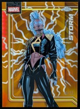 2026 Marvel Comics Topps Chrome STORM 6/25 Storm's Orange Lightning Ref. #169