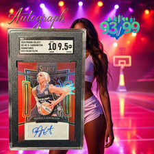 2024 Panini Select WNBA Dijonai Carrington RED Prizm Auto 93/99 SGC 9.5/10 AUTO