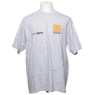 Tee Jays, T-shirt, Größe: XL, Grau, Baumwolle, Print, Herren #0eN