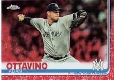 2019 Topps Chrome Update #4 Adam Ottavino Red Refractor #1/5 Yankees Card SSP