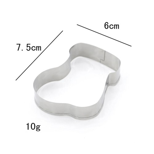 Stainless Steel Cookie Molds Christmas Stocking Shape DIY Chocolate - Picture 2 of 12