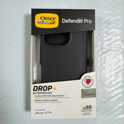 #ad #ad OtterBox Defender for MagSafe With Holster for iPhone 16 Pro Black Case $16.98