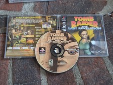 Tomb Raider Last Revelation Playstation 1 PS1 Black Label CIB Complete Tested