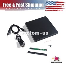 USB External Case Enclosure for 12.7mm PATA IDE Laptop DVD Blu-ray Drive Burner