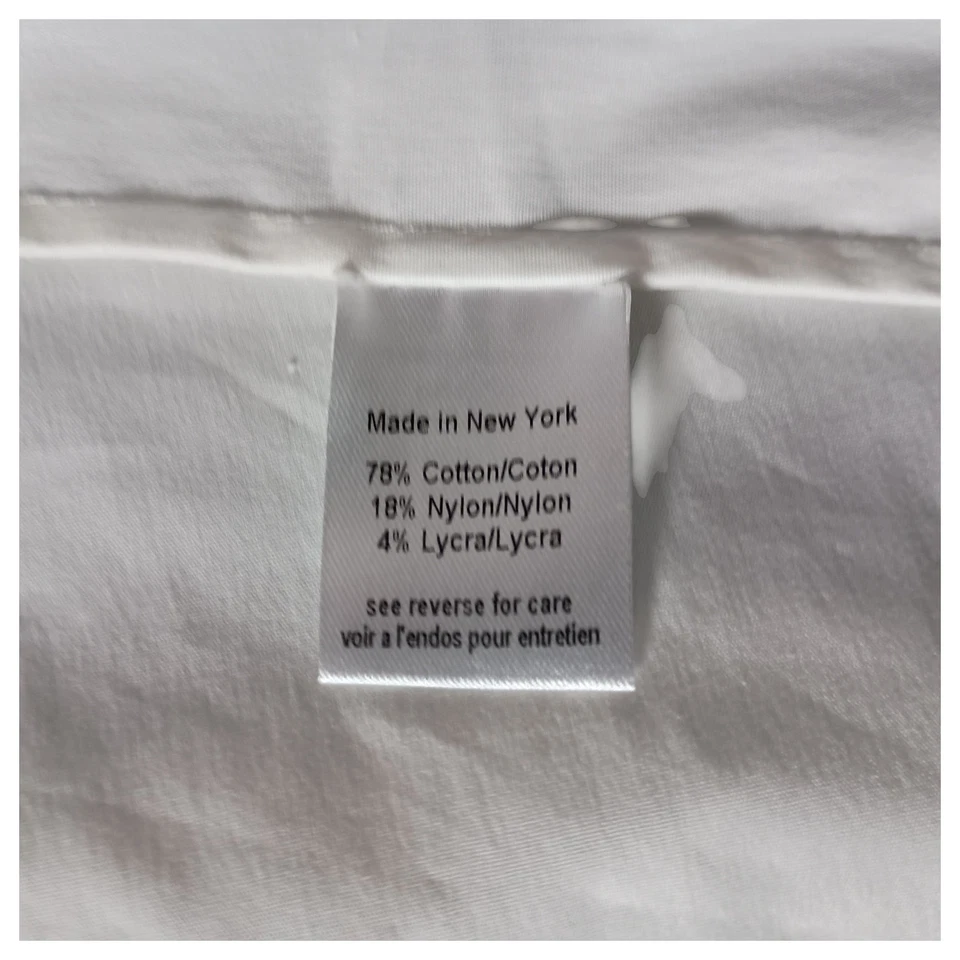 Tory Burch Pencil Skirt Womens 6 Wool Ivory Cream Knee-Length - Image 3 of 4