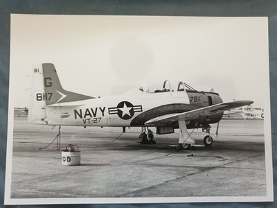US Navy 138117 T-28B Trojan VT-27 Photograph 1983