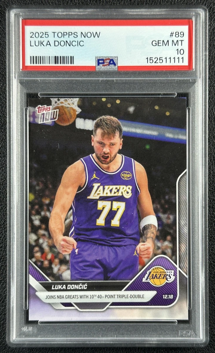 Luka Dončić 10 Graded Basketball Sports Trading Cards