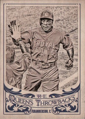 2015 Topps Gypsy Queen The Queen's Throwbacks #QT19 Curtis Granderson - BB