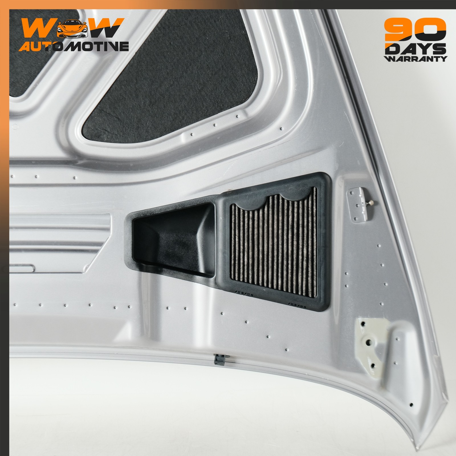 06-13 BENTLEY CONTINENTAL FLYING SPUR HOOD PANEL SILVER TEMPEST METALLIC 7P OEM