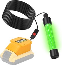 LED Underwater Green Fishing Light 13W 1300 Lumens IP68 Rated Submersible