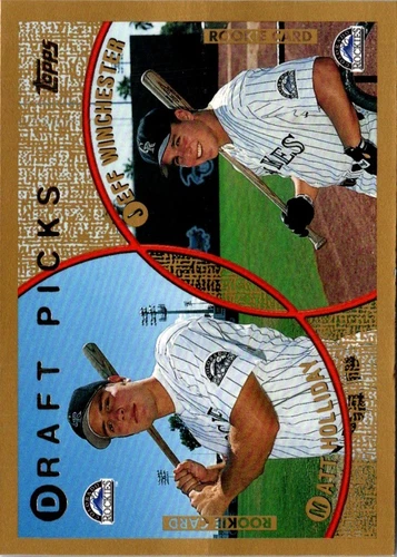 1999 Topps Matt Holliday/Jeff Winchester #442 Colorado Rockies Baseball Card