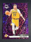2024-25 Panini Mosaic Fast Break Luka Doncic #100 Purple Disco Prizm Lakers /50