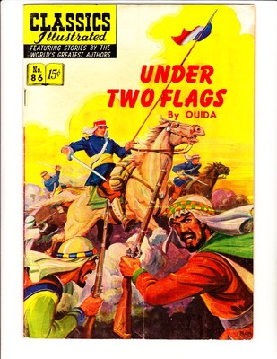Classics Illustrated 86- Under Two Flags (1951): Original: FREE to combine: GVG